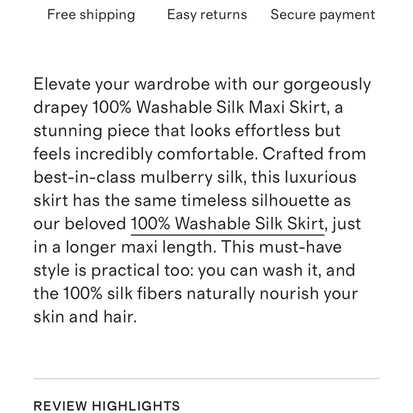 Quince Silk Maxi Slip Skirt - Picture 3 of 8